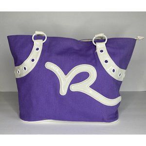 Rocawear Large Lilac White Tote Bag New With Tags